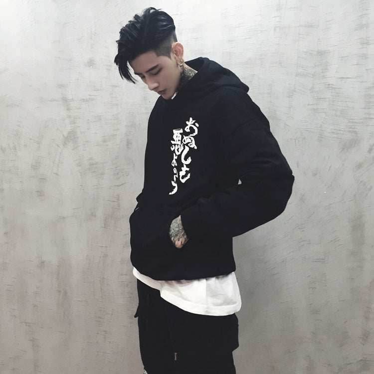 YEH3 Japanese Demon Hoodie - Black / S