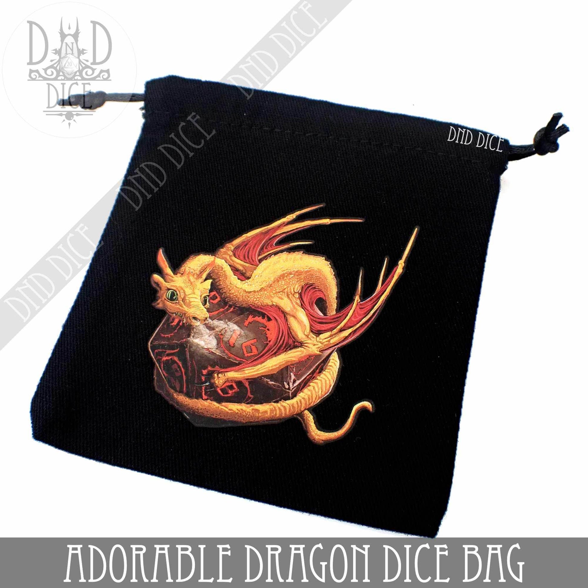 Adorable Dragon Dice Bag - 