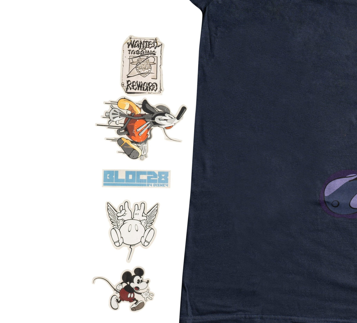 Adult Disney Art BLOC28 Artist Series 2 Mickey Mouse Street Graffiti T-Shirt