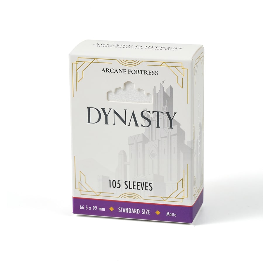 ARCANE FORTRESS: DYNASTY COLLECTION: SNOW WHITE MATTE SLEEVES (105CT)