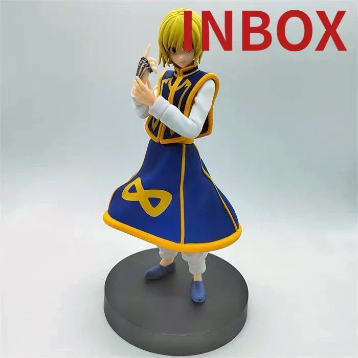 Aixlan 18CM HUNTER×HUNTER Amine Figure Kurapika PVC Action Figure Collectible Model Toys Doll Kid Birthday Gifts