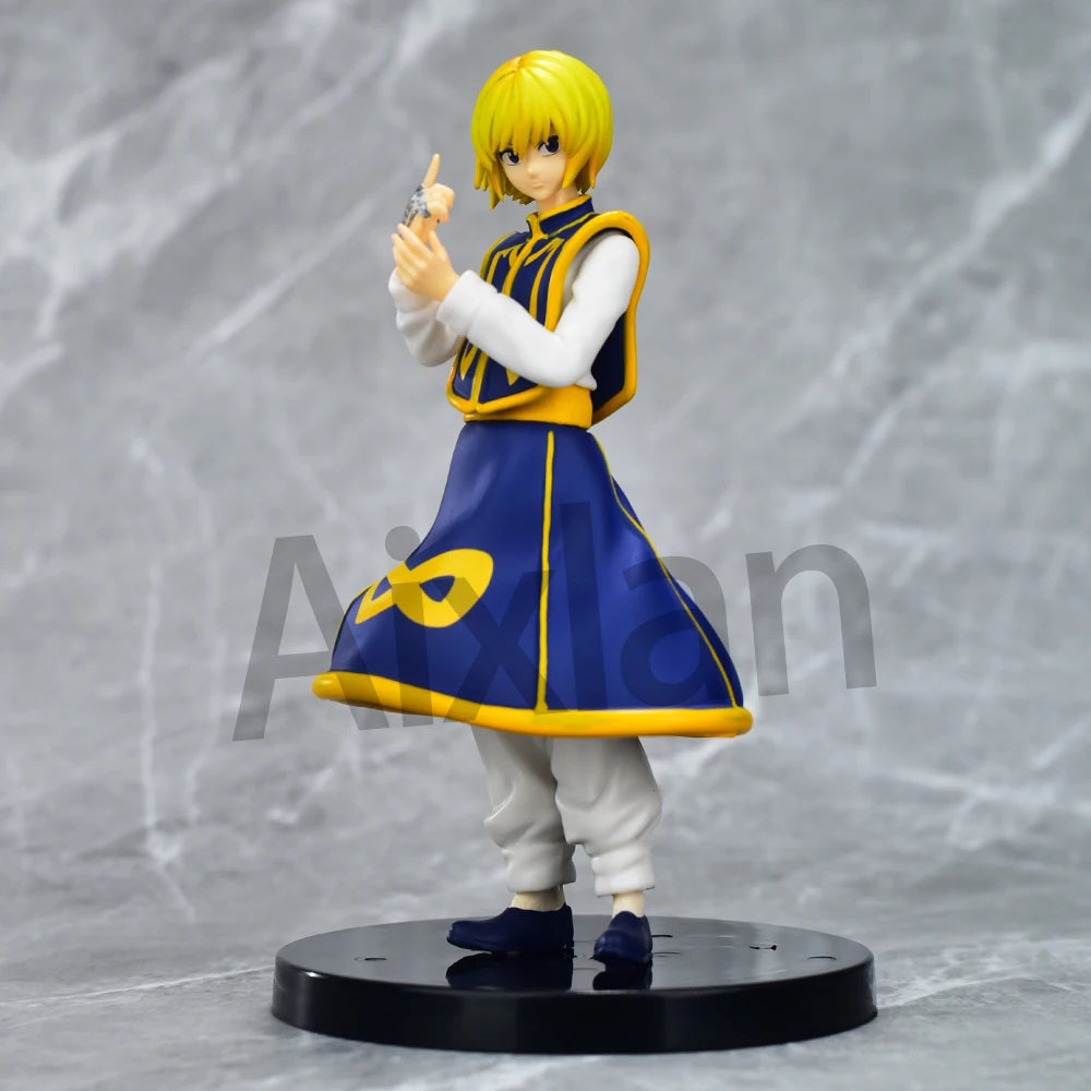 Aixlan 18CM HUNTER×HUNTER Amine Figure Kurapika PVC Action Figure Collectible Model Toys Doll Kid Birthday Gifts