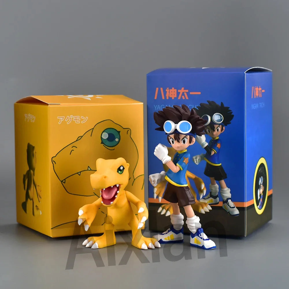 Aixlan Digimon Figure Yagami Taichi Agumon Large Dinosaurs PVC Action Figure Amine Thanksgiving Gift Collectible Figurine