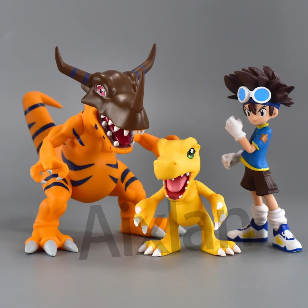 Aixlan Digimon Figure Yagami Taichi Agumon Large Dinosaurs PVC Action Figure Amine Thanksgiving Gift Collectible Figurine