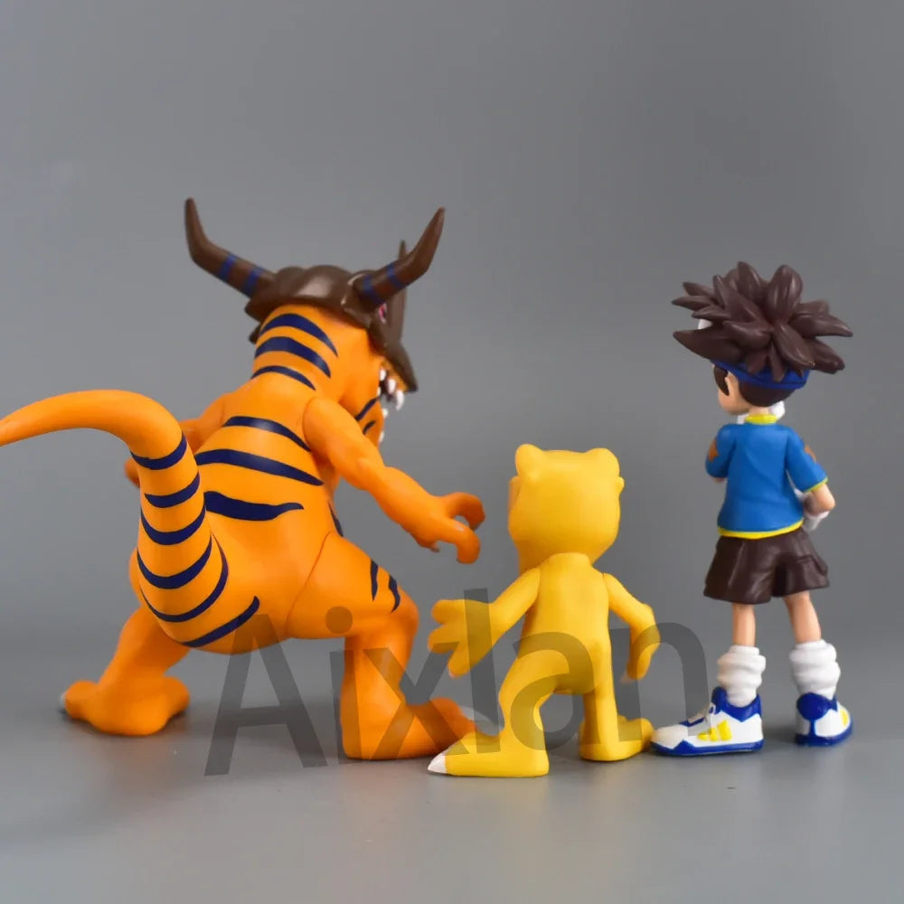 Aixlan Digimon Figure Yagami Taichi Agumon Large Dinosaurs PVC Action Figure Amine Thanksgiving Gift Collectible Figurine