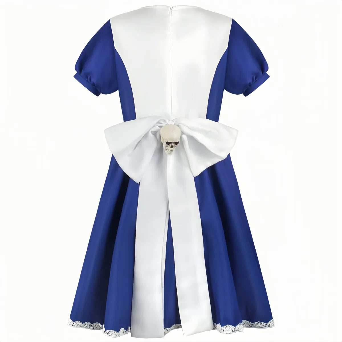 Madness Returns Alice Cosplay Costume Dress with Apron and Wig for Women - XS / Pannier Only