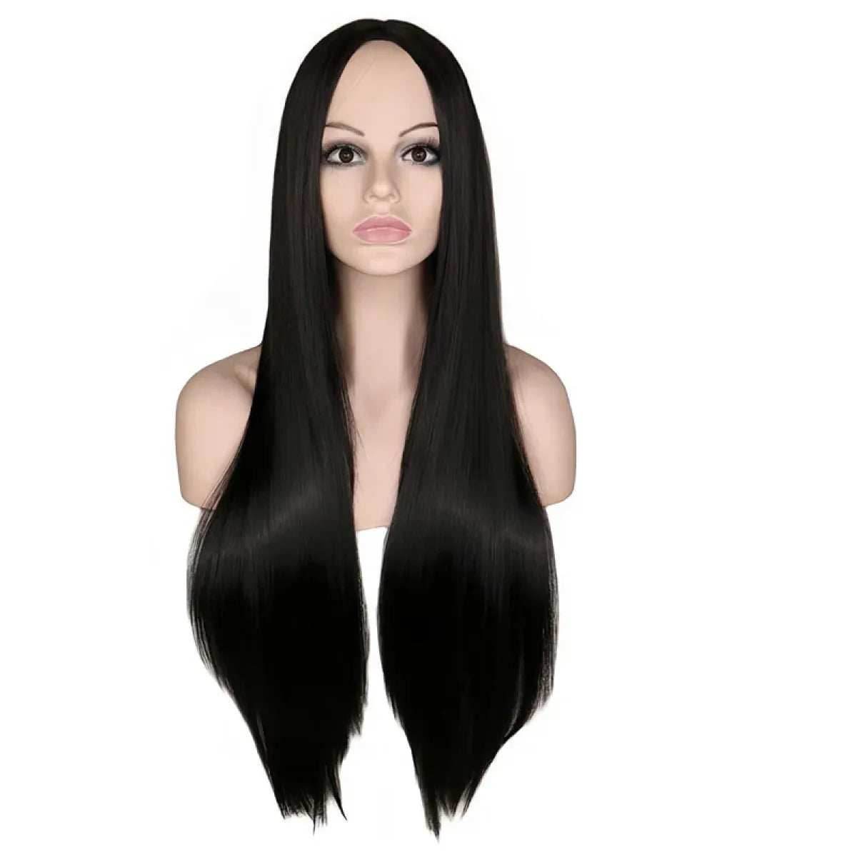 Madness Returns Alice Cosplay Costume Dress with Apron and Wig for Women - XS / Wig Only