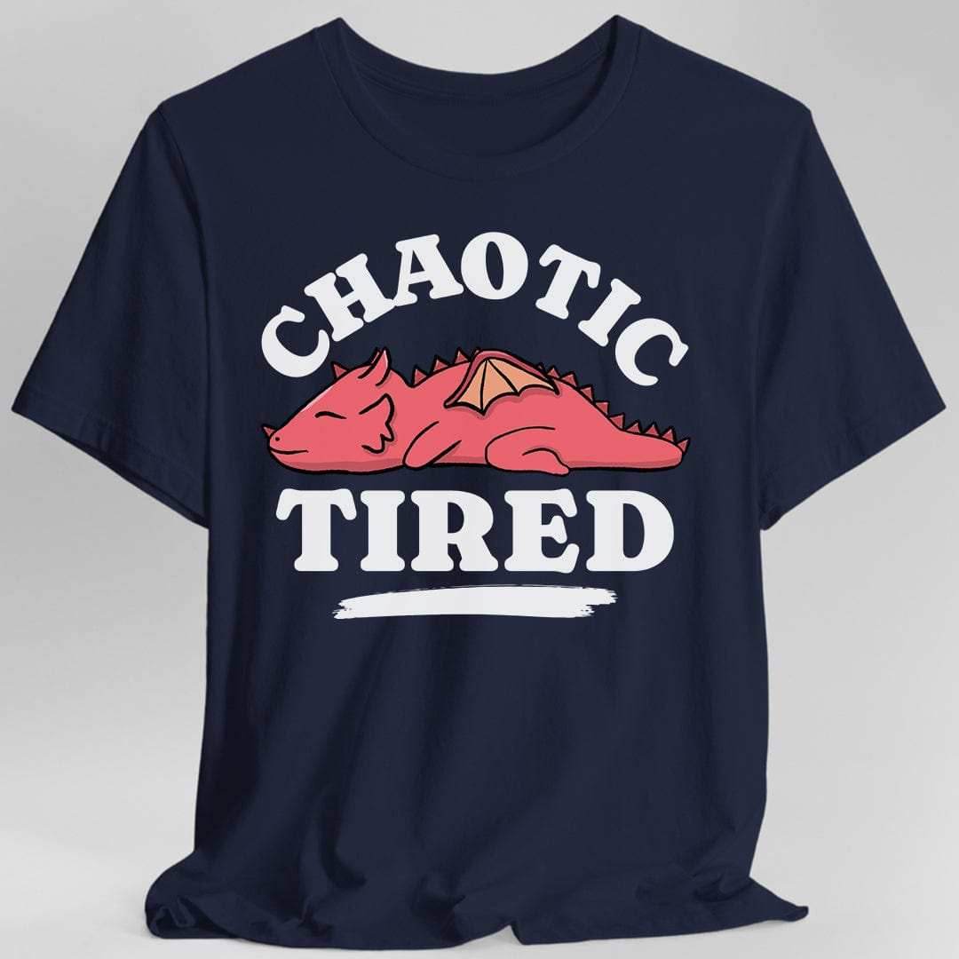 Alignment: Chaotic Tired T-shirt - Navy / S