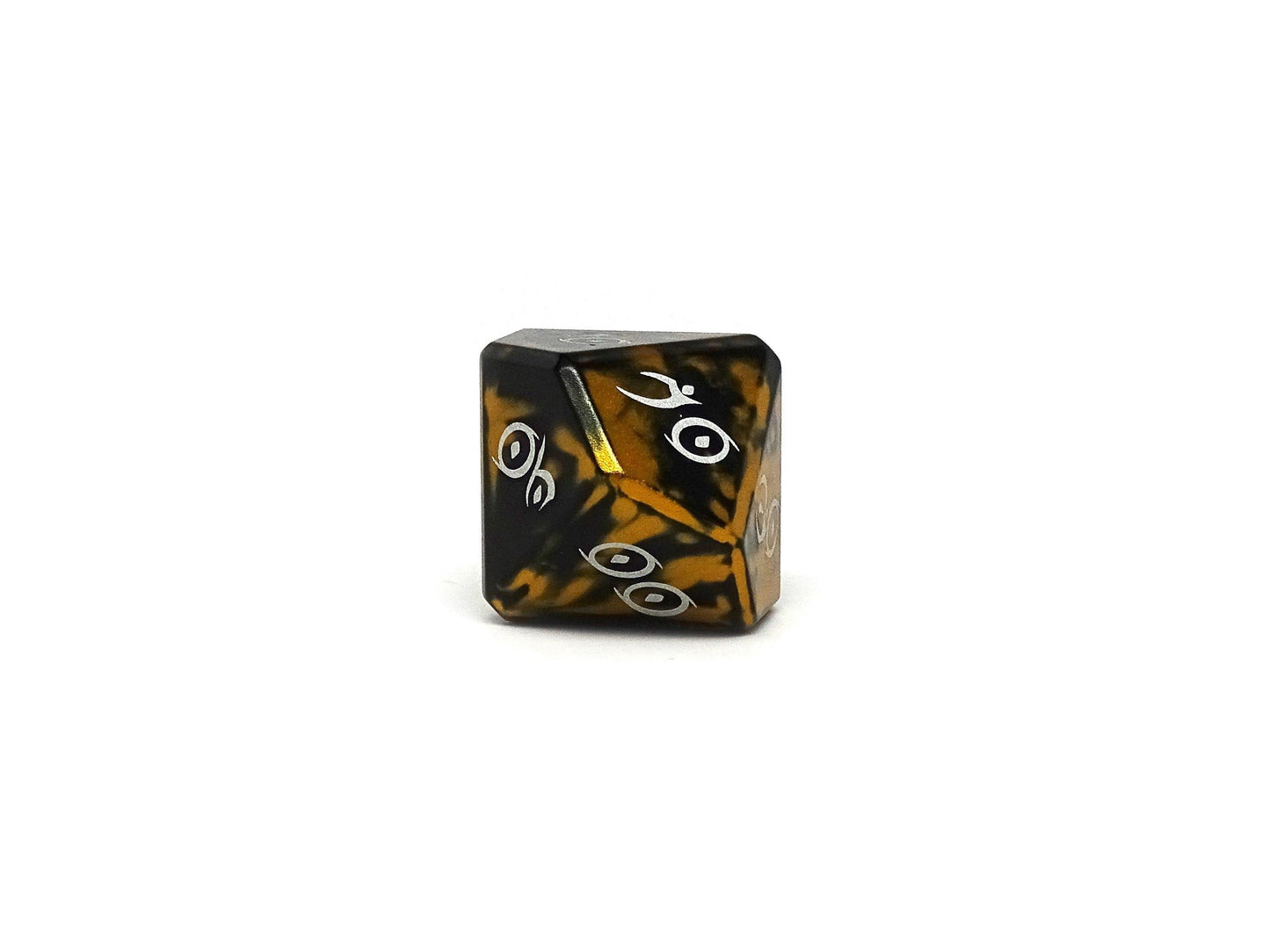 Aluminum Elite Dice of the Elvenkind - Gold 7 Dice Set