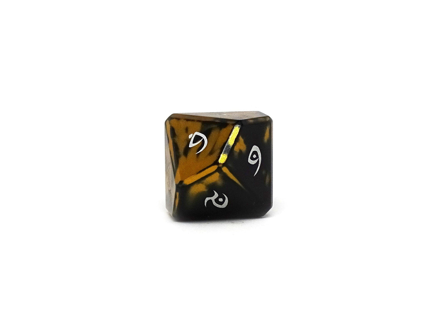 Aluminum Elite Dice of the Elvenkind - Gold 7 Dice Set