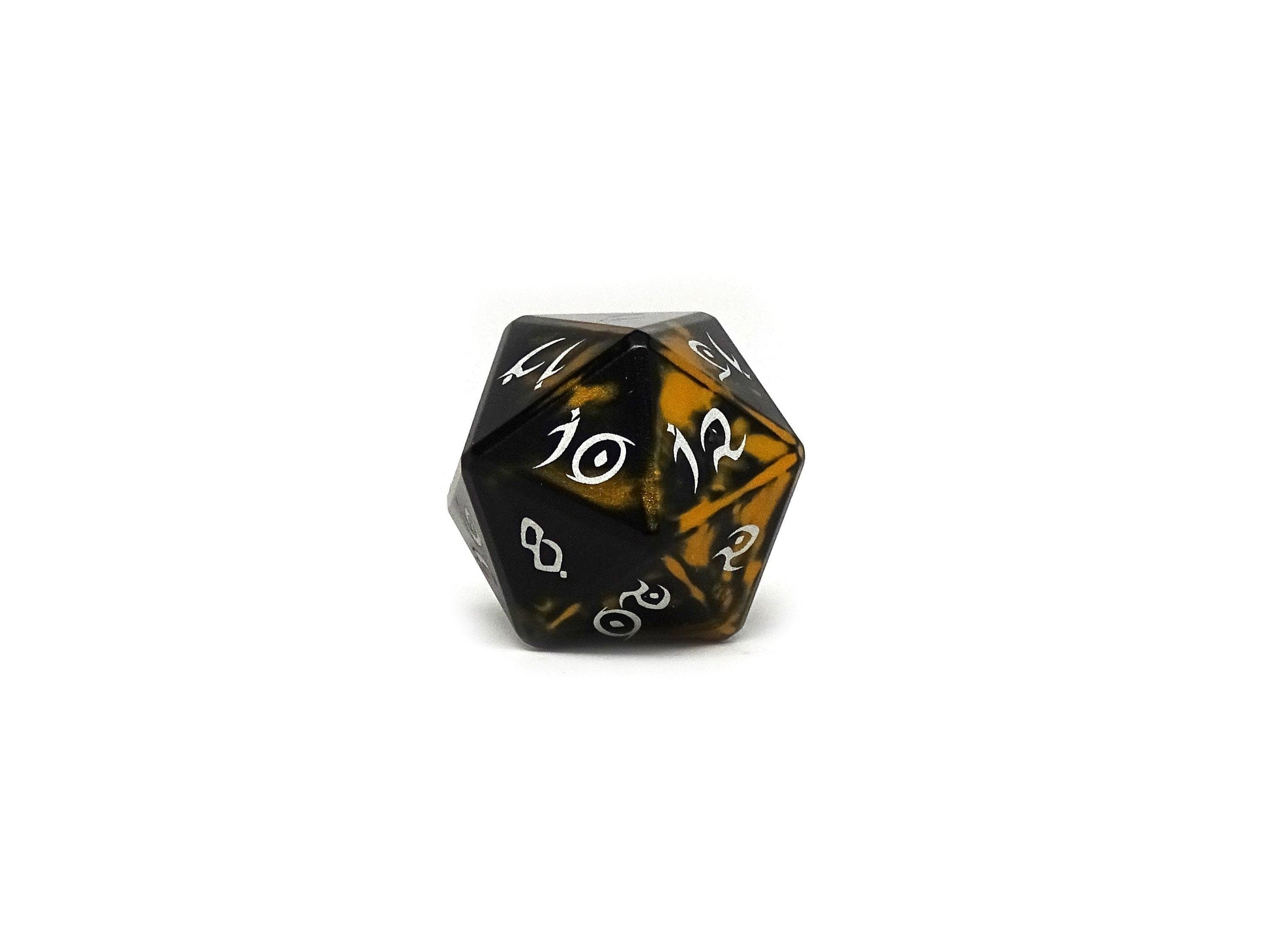 Aluminum Elite Dice of the Elvenkind - Gold 7 Dice Set