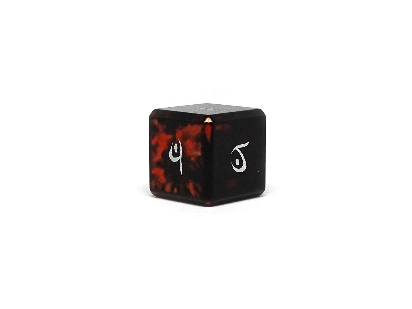 Aluminum Elite Dice of the Elvenkind - Orange 7 Dice Set