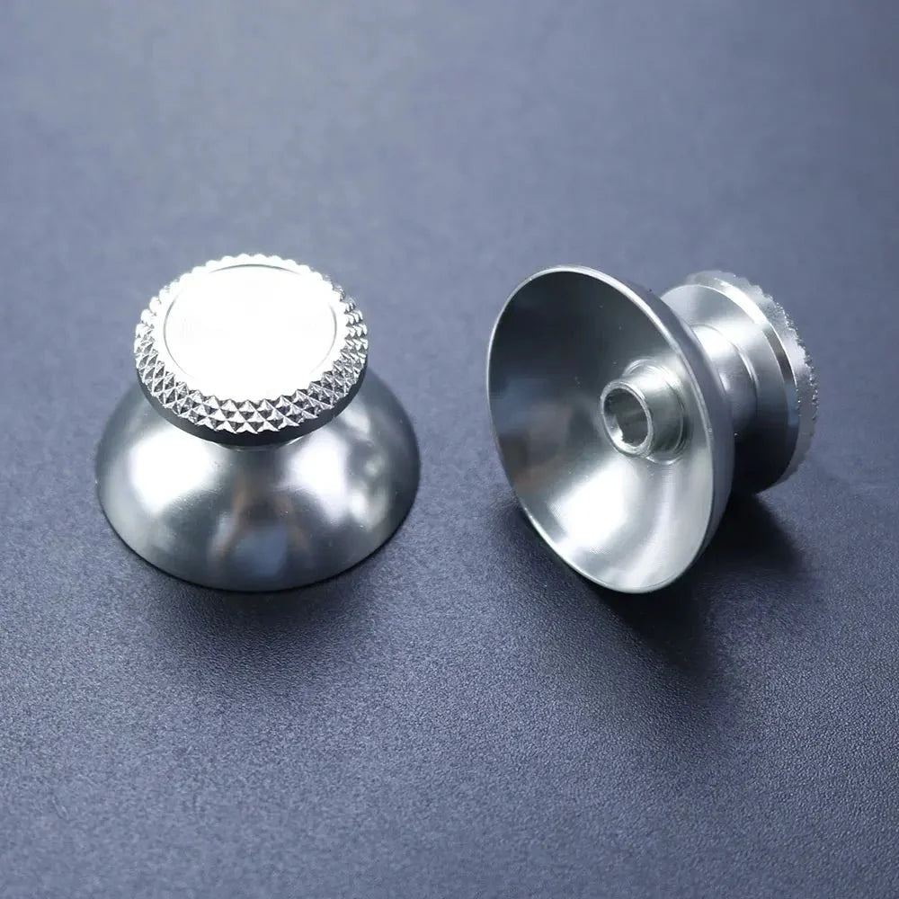 Aluminum Metal Joystick Thumbstick Caps | Premium Replacement Grip Covers for PS5 Controllers