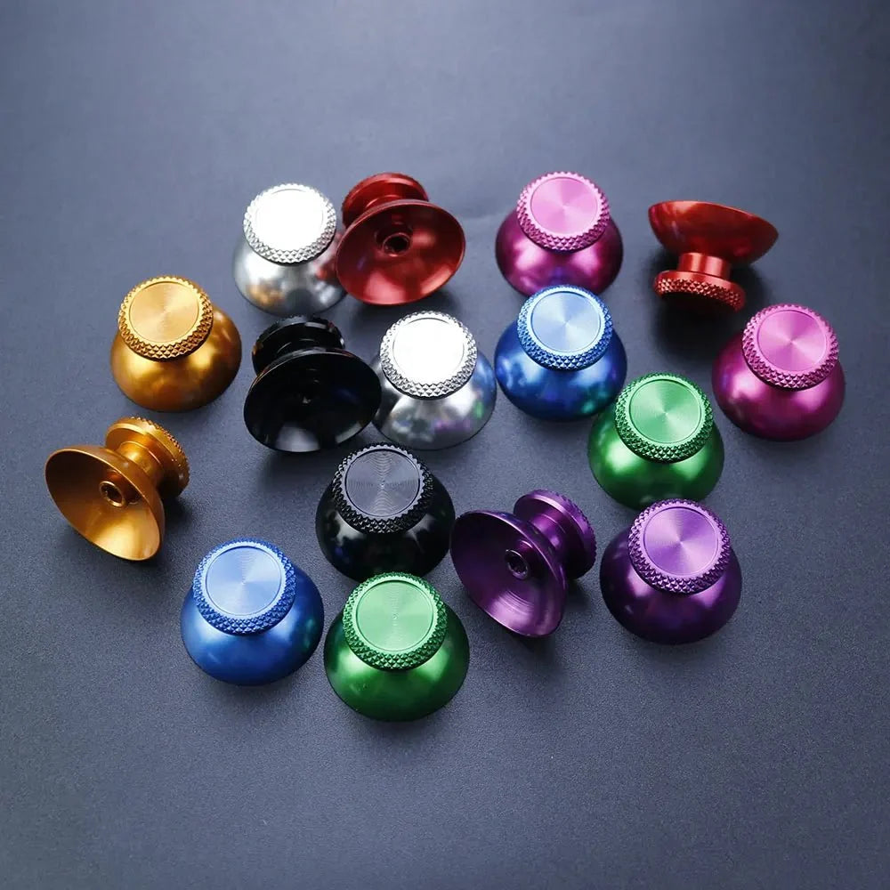 Aluminum Metal Joystick Thumbstick Caps | Premium Replacement Grip Covers for PS5 Controllers