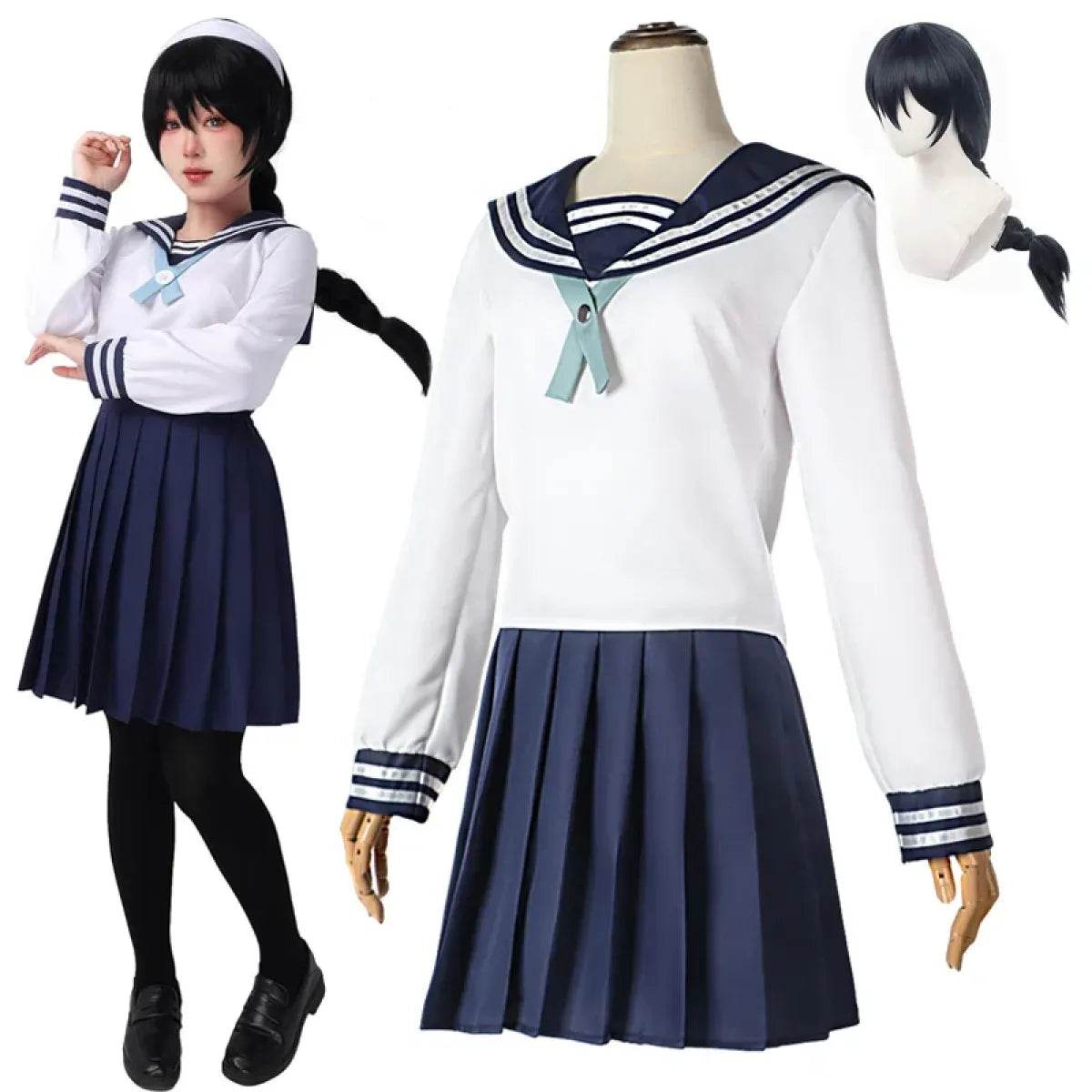 Amanai Riko Cosplay Costume – Jujutsu Kaisen Outfit - S / Wig Only(one size)