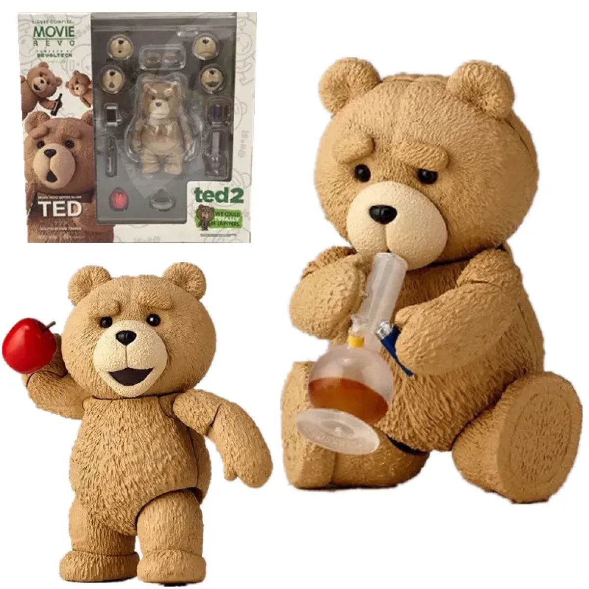 Ted 2 - 10cm Amazing Yamaguchi Teddy Bear Figure - With Box / 10CM