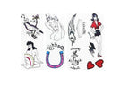 Amy Winehouse Tattoo and Wig Set - 