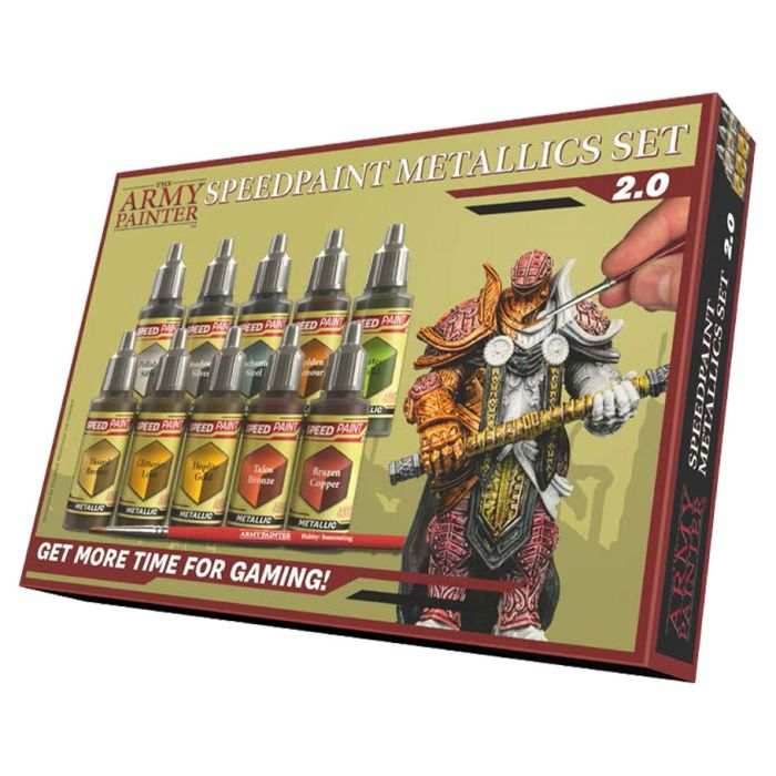 Army Painter Speedpaint: Metallics Set - 