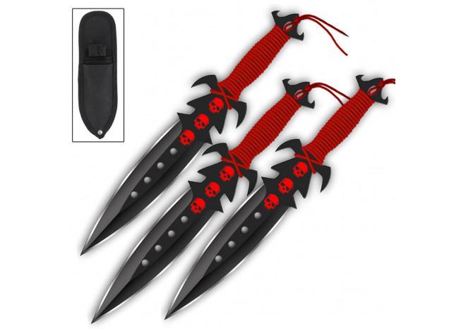 Ancestral Deadly Triad Throwing Knife Practice Set