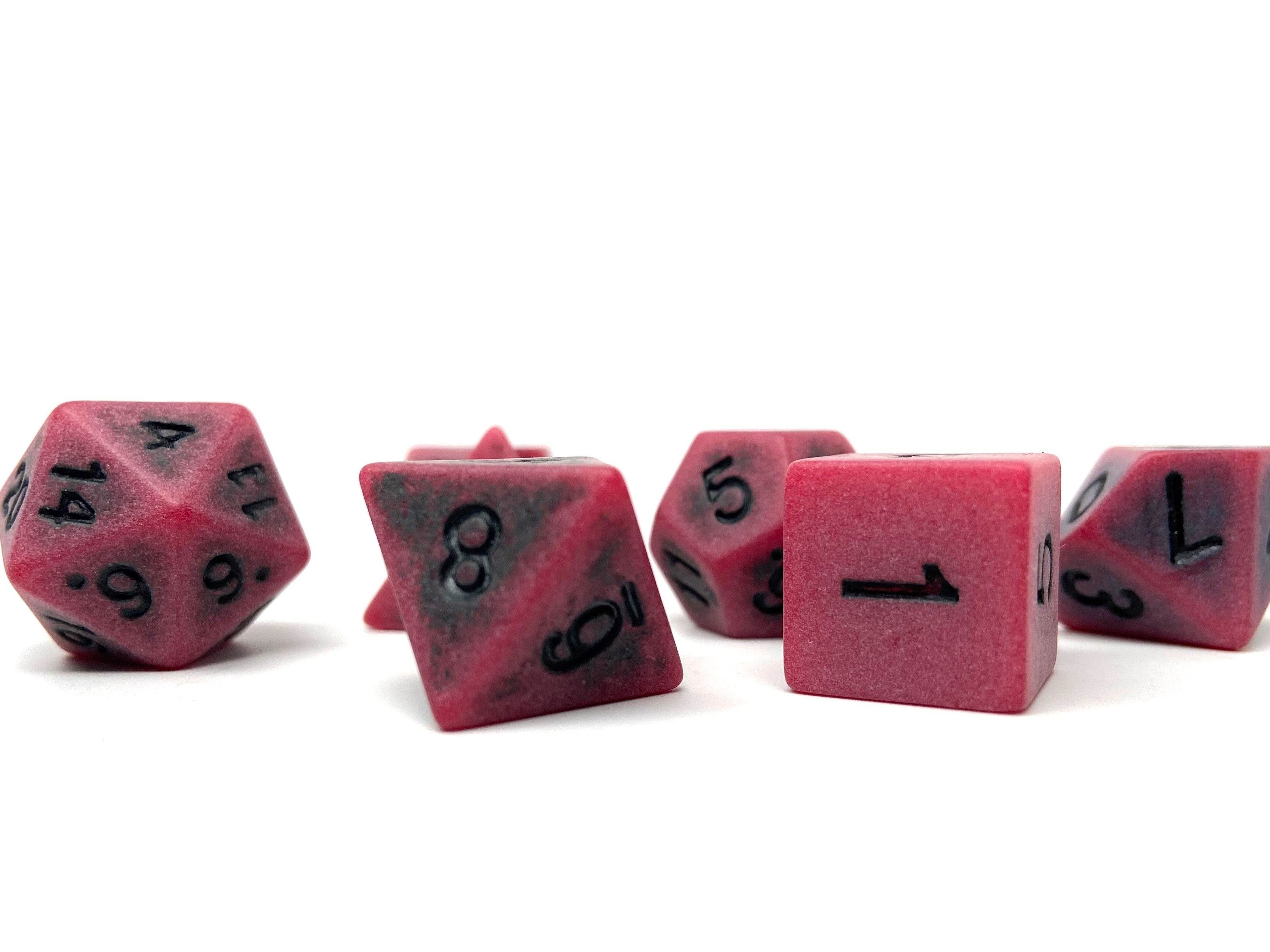 Ancient Brimstone Dice Collection - 7 Piece Set - 