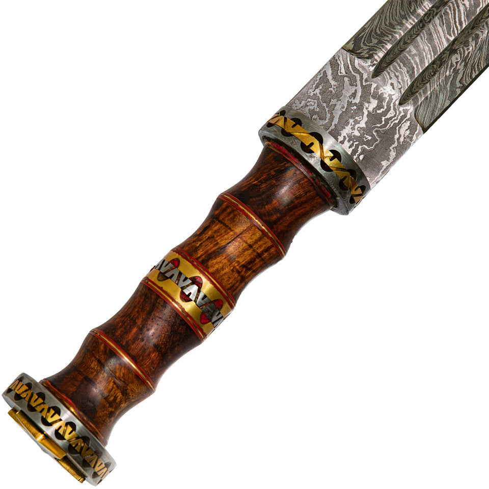 Ancient Conflict Roman Gladius Damascus Steel Sword