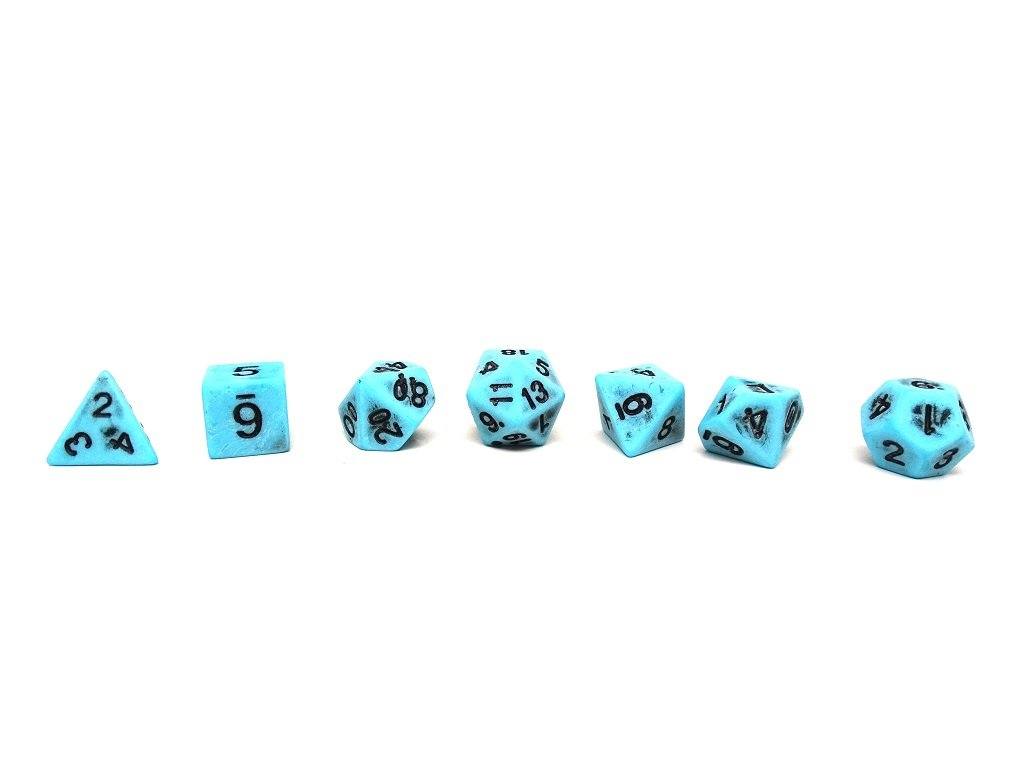 Ancient Topaz Dice Collection - 7 Piece Set