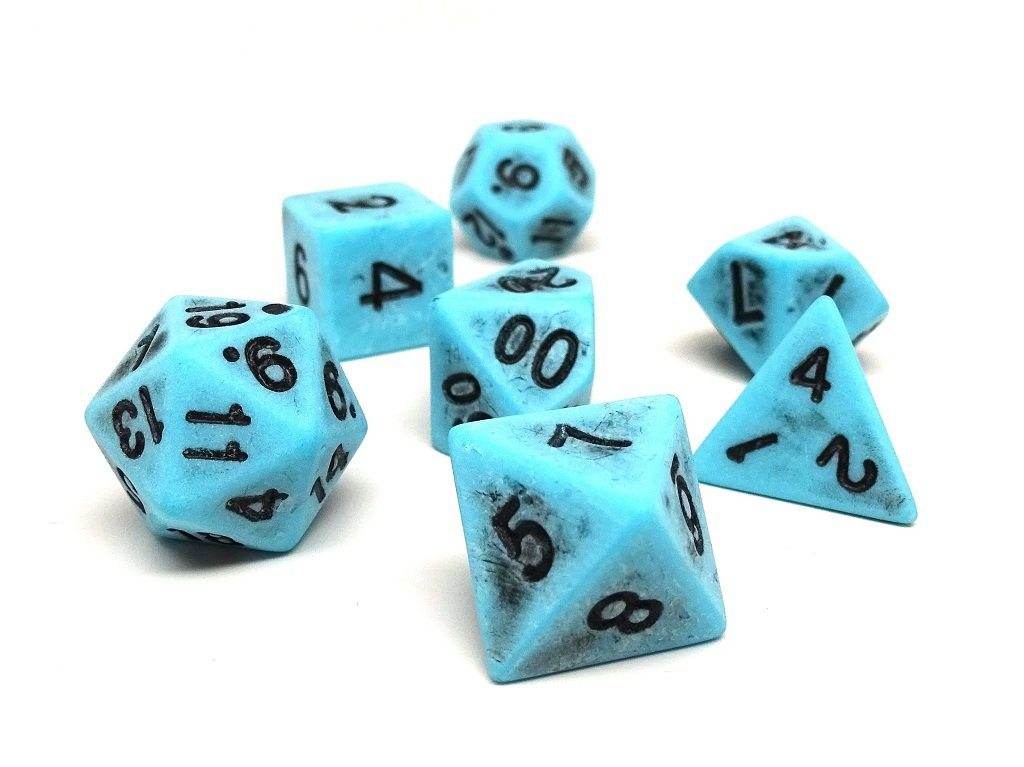 Ancient Topaz Dice Collection - 7 Piece Set - 
