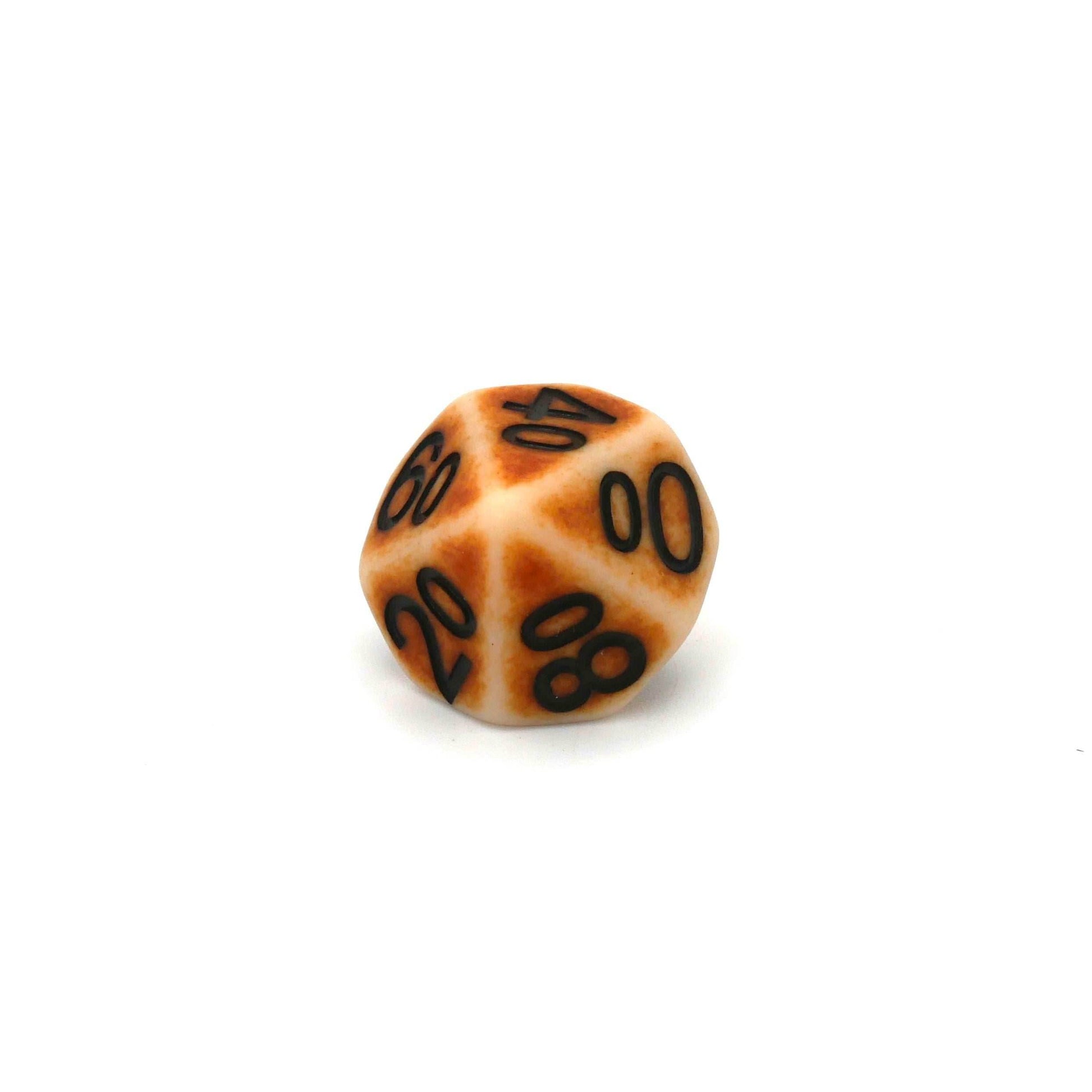 Ancient Bone - 7 Piece DnD Dice Set | Acrylic RPG Gaming Dice - 
