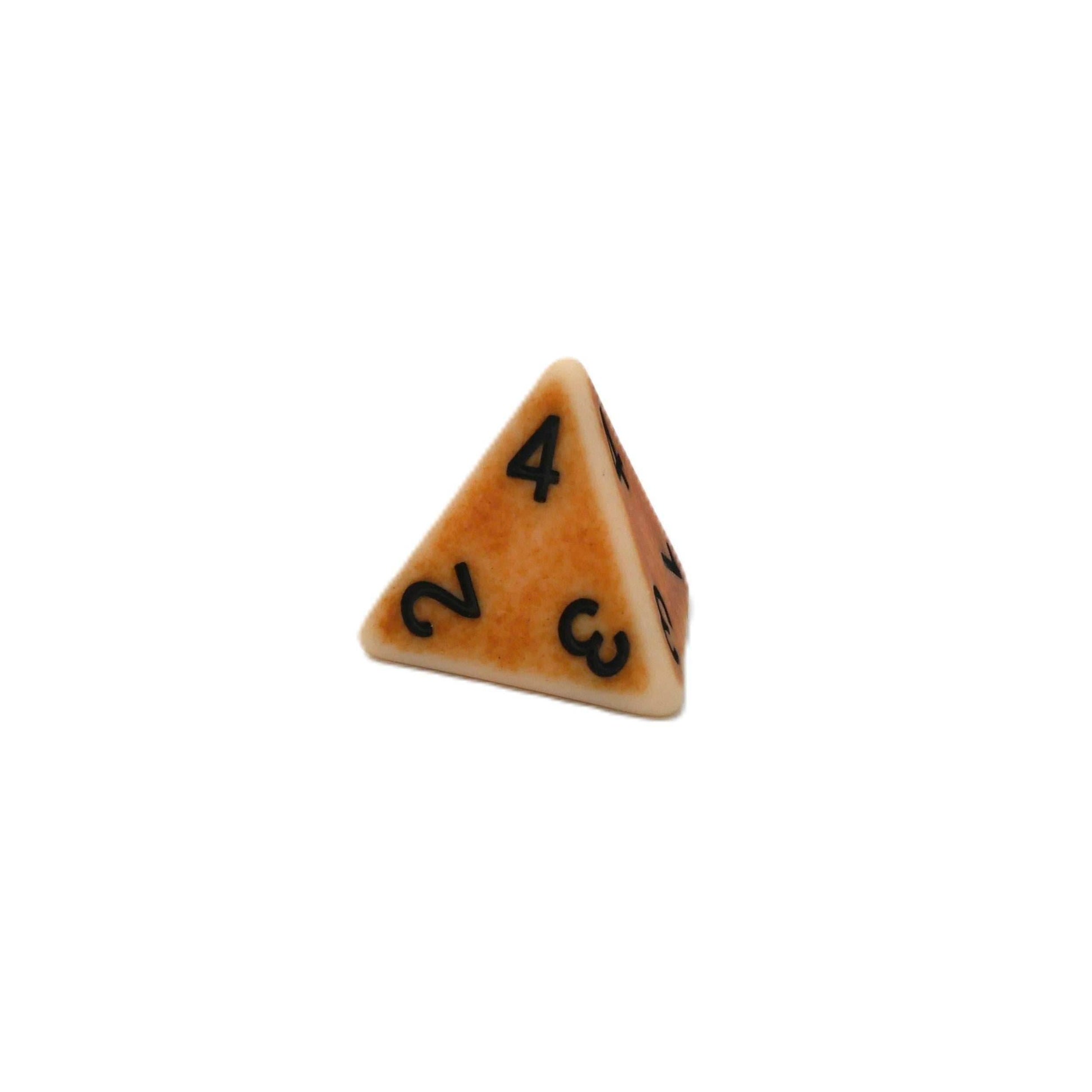Ancient Bone - 7 Piece DnD Dice Set | Acrylic RPG Gaming Dice - 