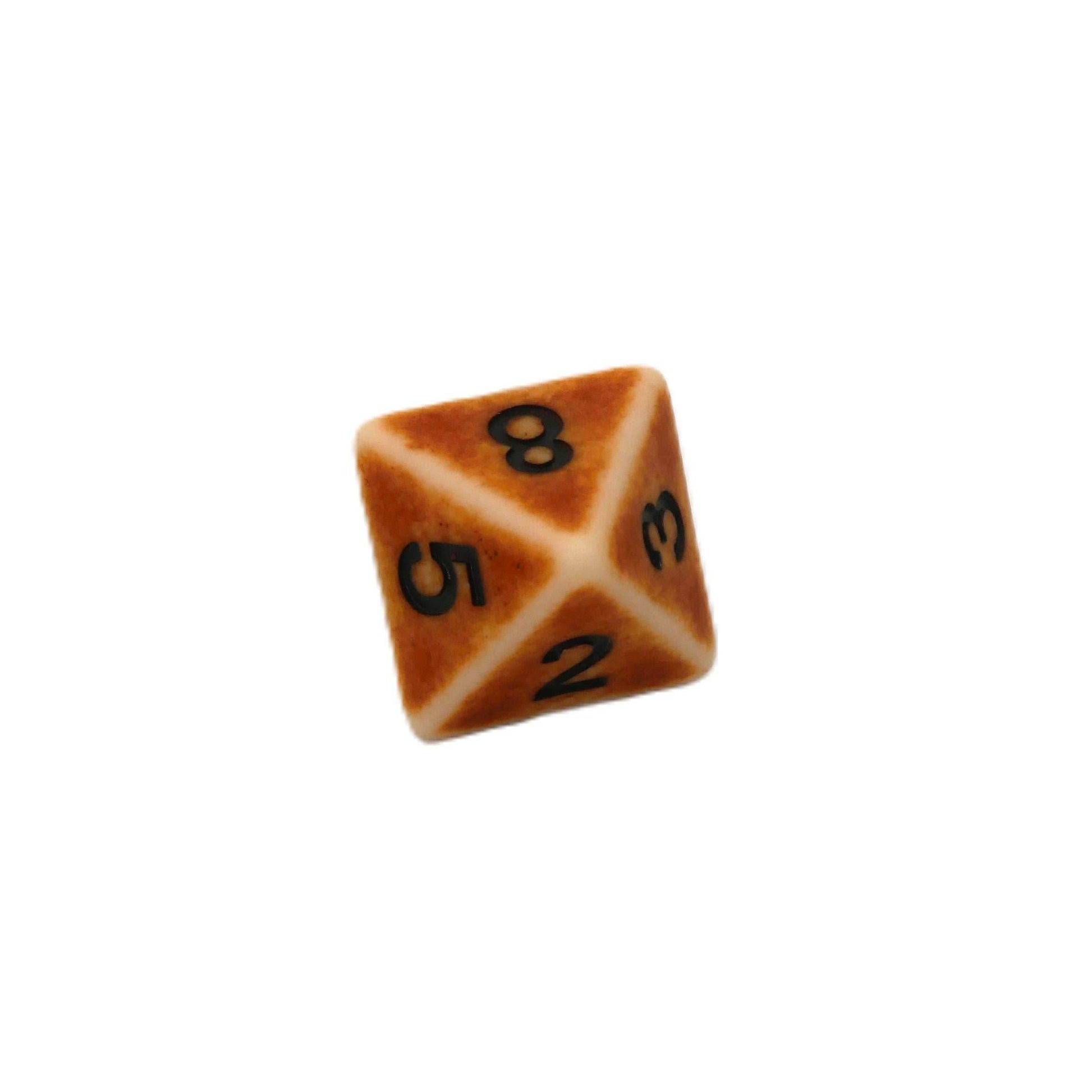 Ancient Bone - 7 Piece DnD Dice Set | Acrylic RPG Gaming Dice - 