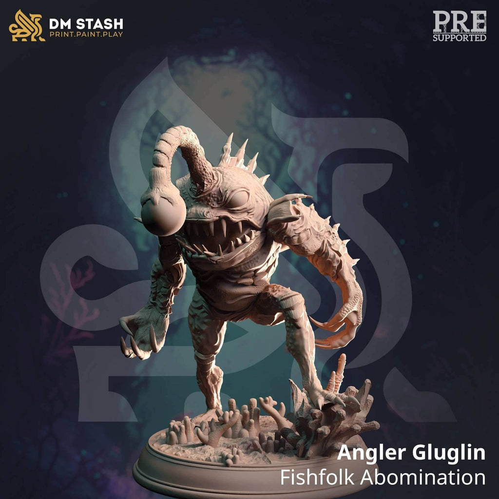 Angler Gluglin, Fishfolk Abomination - 32mm Scale