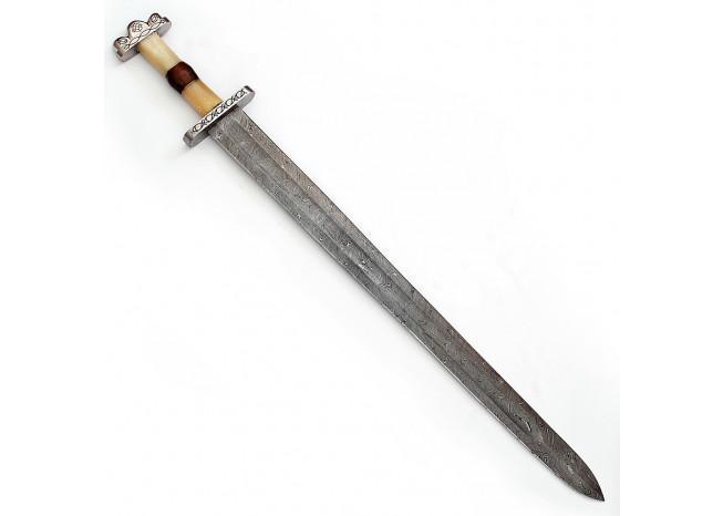 Anglo Saxon No Mans Land Damascus Battle Sword