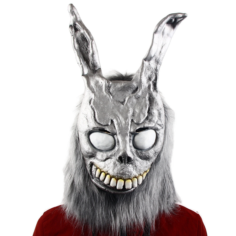 Animal Cartoon Rabbit Movie Roles Frank Evil Rabbit Mask Halloween Party Cosplay Props Latex Full Face Mask