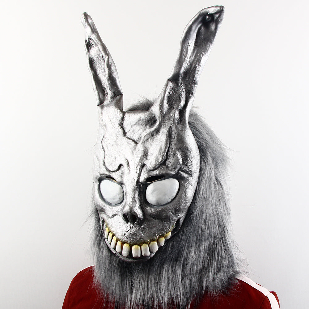 Animal Cartoon Rabbit Movie Roles Frank Evil Rabbit Mask Halloween Party Cosplay Props Latex Full Face Mask