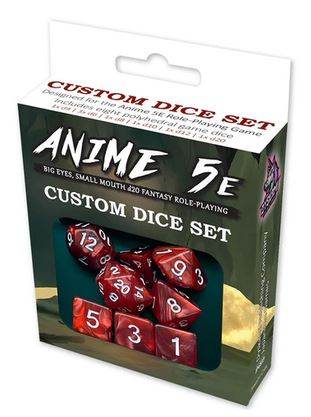 Anime 5E Custom Dice Set - 