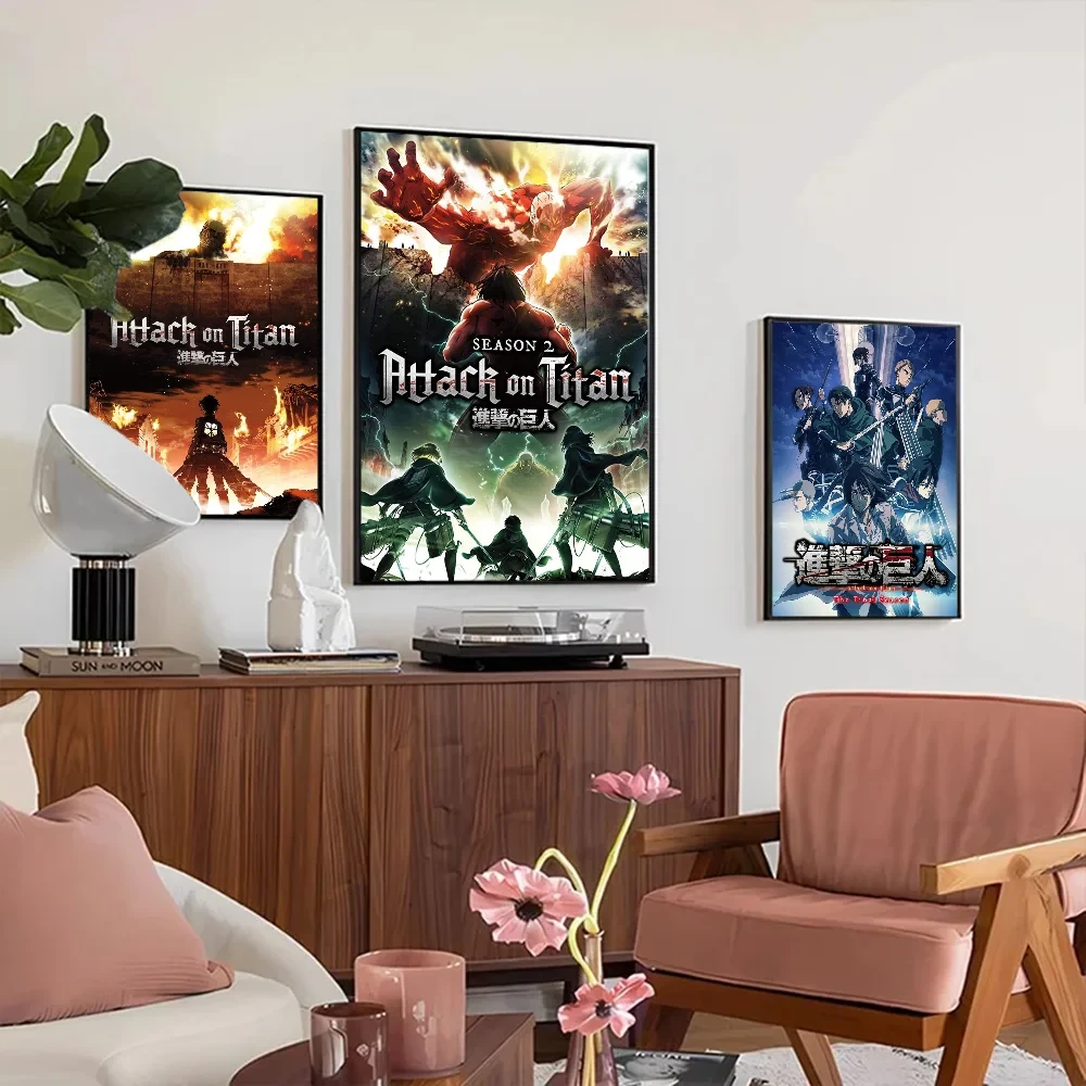 Anime A-Attack on Titans Poster Good Quality Prints and Posters HD Quality Poster Wall Art Painting Study Home Decor