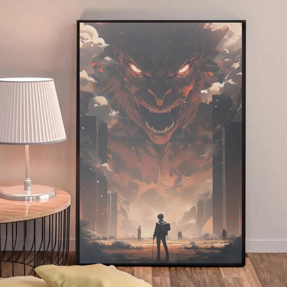 Anime A-Attack on Titans Poster Good Quality Prints and Posters HD Quality Poster Wall Art Painting Study Home Decor