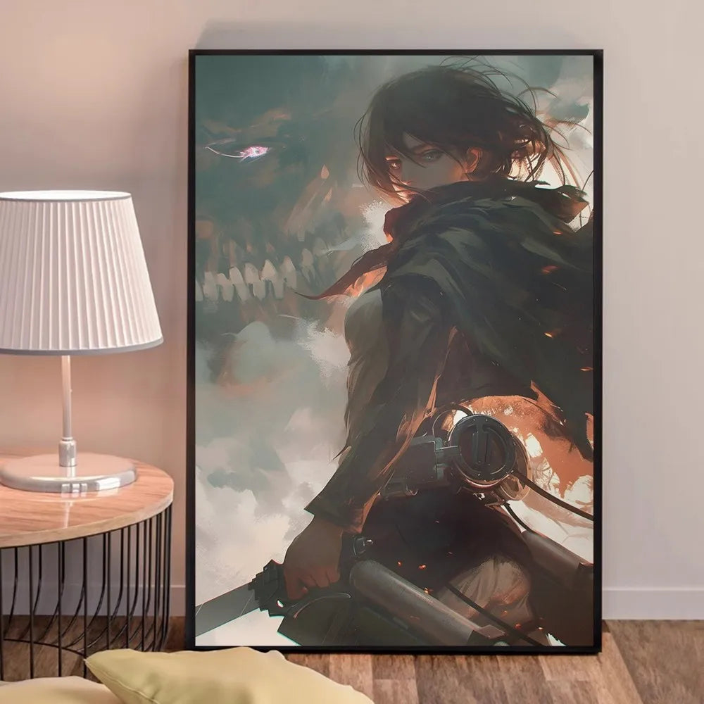 Anime A-Attack on Titans Poster Good Quality Prints and Posters HD Quality Poster Wall Art Painting Study Home Decor