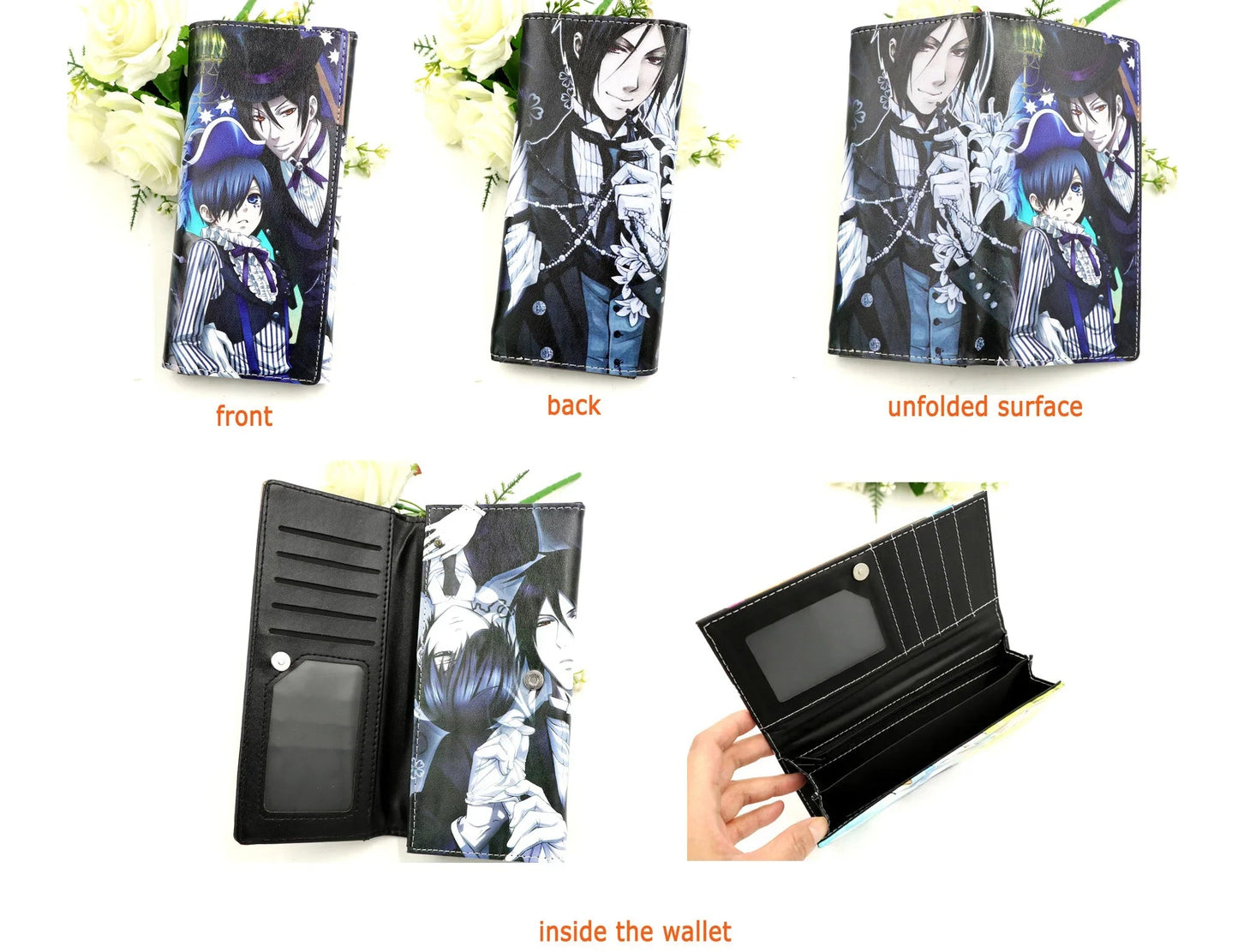 Anime Attack on Titan Long PU Leather Wallet Cartoon Multi-card Holder Purse