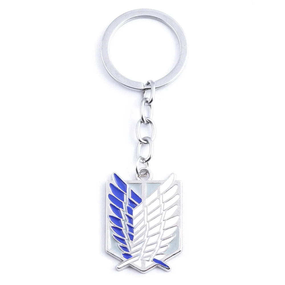 Anime Attack on Titan Necklace Shingeki No Kyojin Wings of Freedom Survey Sword Punk Necklace Pendant for Women Men Jewelry