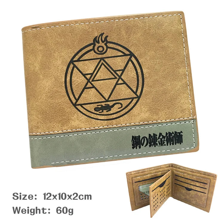 Anime Attack on Titan Scout Regiment Khaki Short Men Wallets