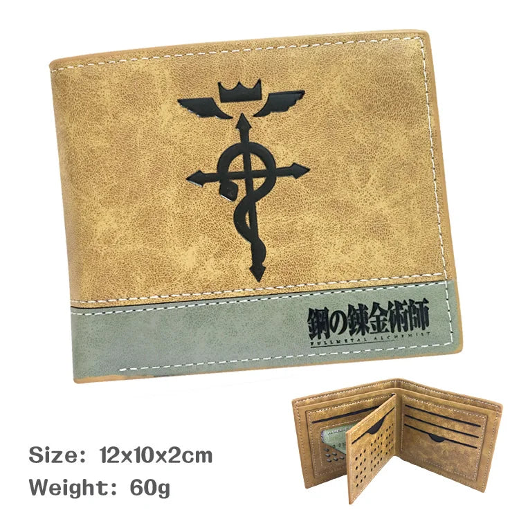 Anime Attack on Titan Scout Regiment Khaki Short Men Wallets