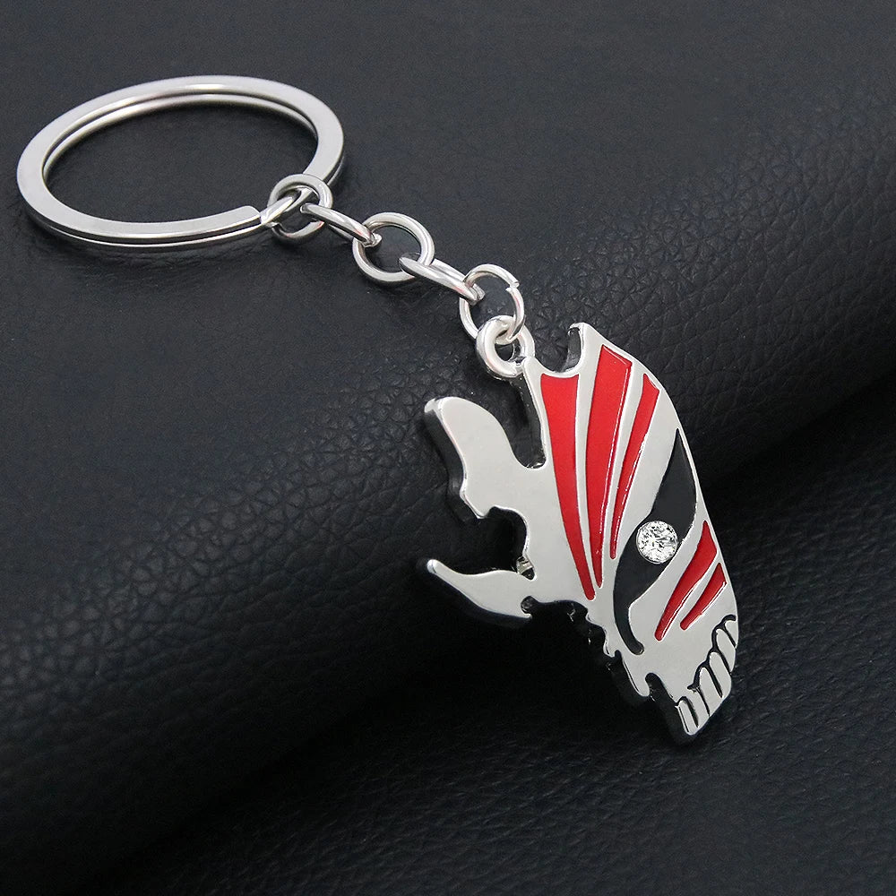 Anime BLEACH: Thousand-Year Blood War Keychains Kurosaki Ichigo Zangetsu Weapon Pendant Keyring Key Chain For Men Cool Jewelry