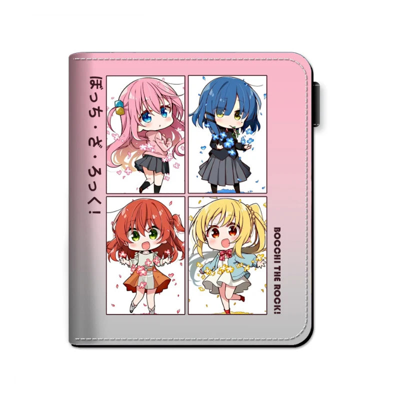 Anime Bocchi The Rock Gotoh Hitori Short Wallets Cute Ijichi Nijika Purse with Coin Pockets