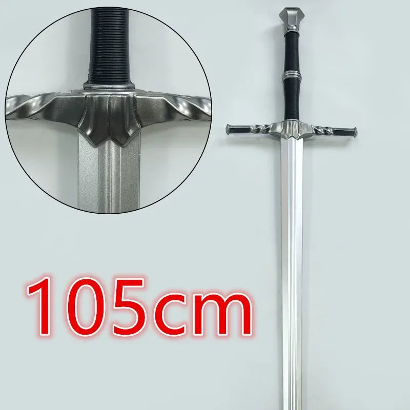 Anime cosplay 1:1 Geralt of Rivia sword New Exotic Beasts sword Weapon Prop Role Play PU Model Toy Prop 105cm