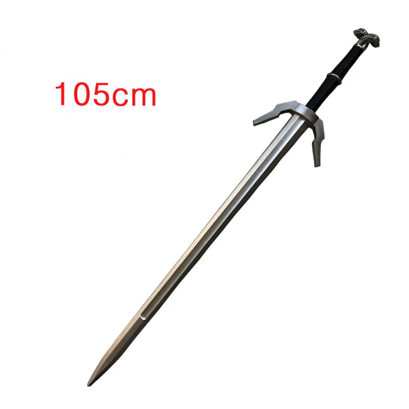 Anime cosplay 1:1 Geralt of Rivia sword New Exotic Beasts sword Weapon Prop Role Play PU Model Toy Prop 105cm