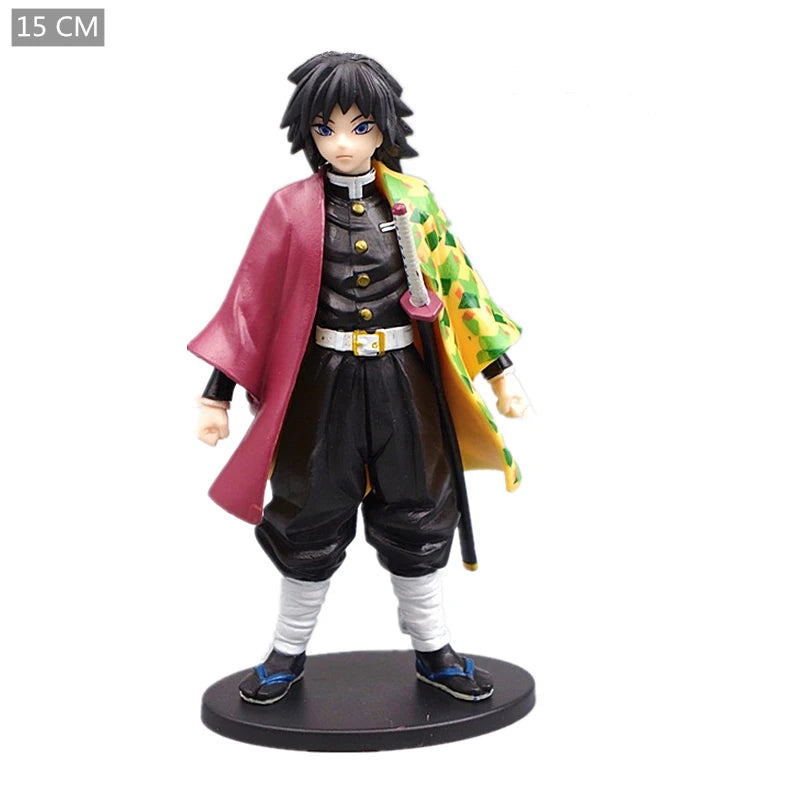 Anime Demon Slayer Figure Kamado Tanjirou Nezuko Action Figures Model Toys Zenitsu Figurine Inosuke Kimetsu No Yaiba Figura