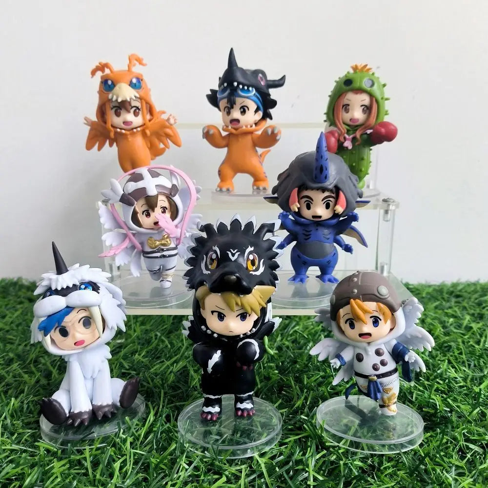 Anime Digimon Adventure Garurumon V-beast Cute Cosplay Action Figure Model Desktop Decoration Ornament Children's Toy Gift