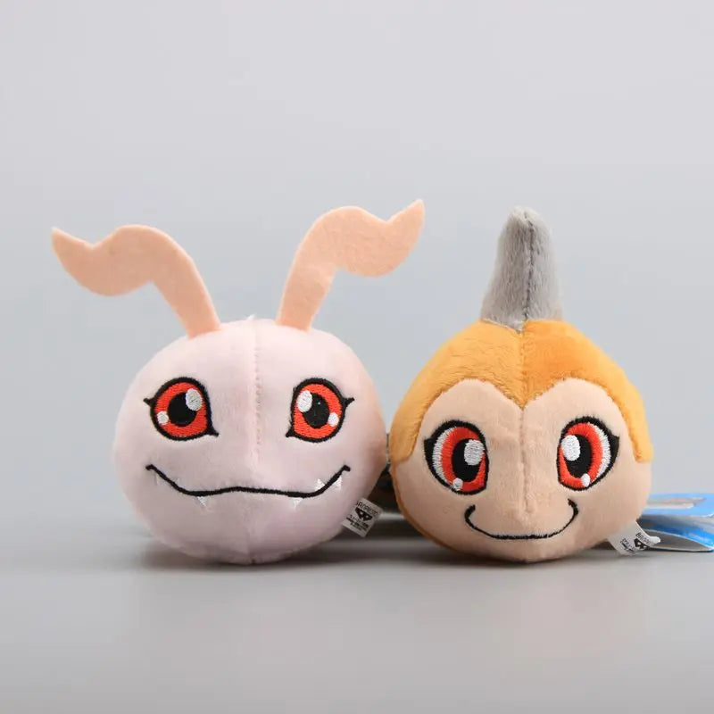 Anime Digimon Adventure Unicorn Koromon Plush Pendant Stuffed Soft Dolls Cute Small Keychain 4" 10 CM