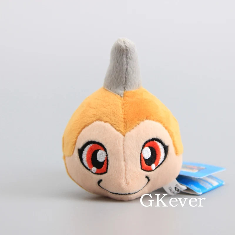 Anime Digimon Adventure Unicorn Koromon Plush Pendant Stuffed Soft Dolls Cute Small Keychain 4" 10 CM